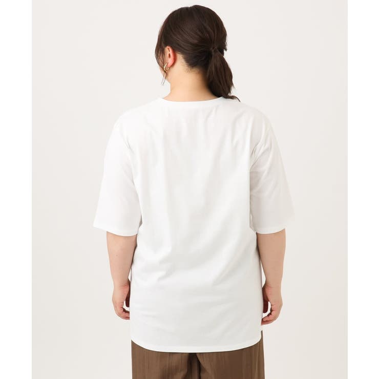 【大きいサイズ/接触冷感/UVカット】ネコプリントTシャツ | eur3 | 詳細画像5 