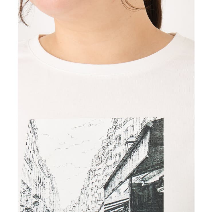 【大きいサイズ/接触冷感/UVカット】ネコプリントTシャツ | eur3 | 詳細画像6 
