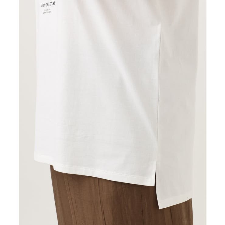 【大きいサイズ/接触冷感/UVカット】ネコプリントTシャツ | eur3 | 詳細画像8 