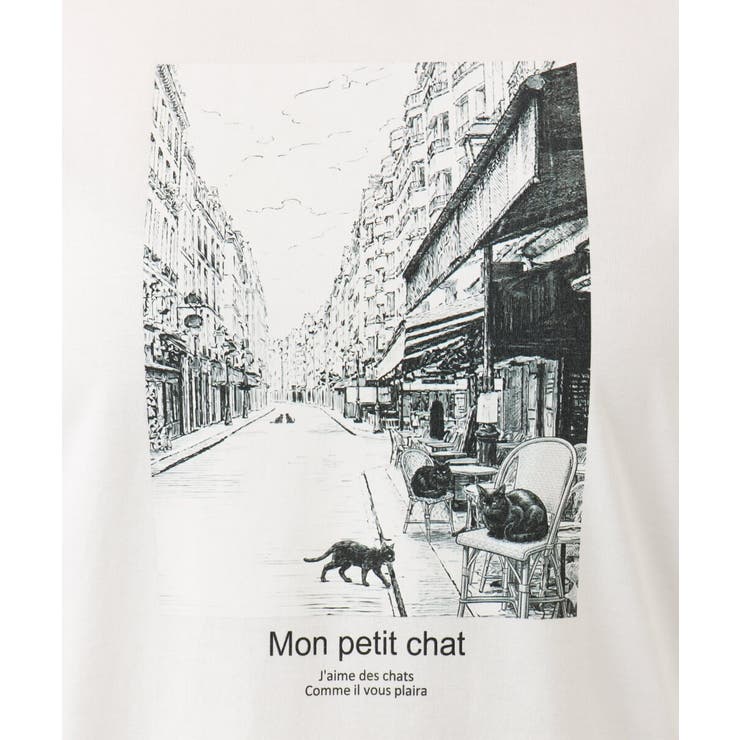 【大きいサイズ/接触冷感/UVカット】ネコプリントTシャツ | eur3 | 詳細画像9 