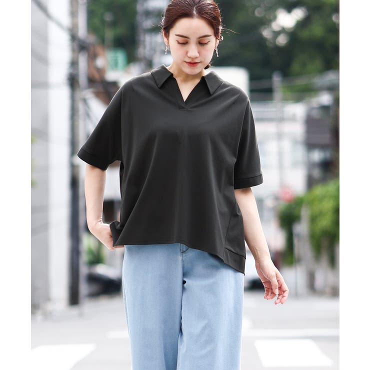 ebure 24SS グレー 半袖ポロシャツ　サイズ38 大きいサイズと大きい服のメンズ通販【ビッグエムワン】【max8