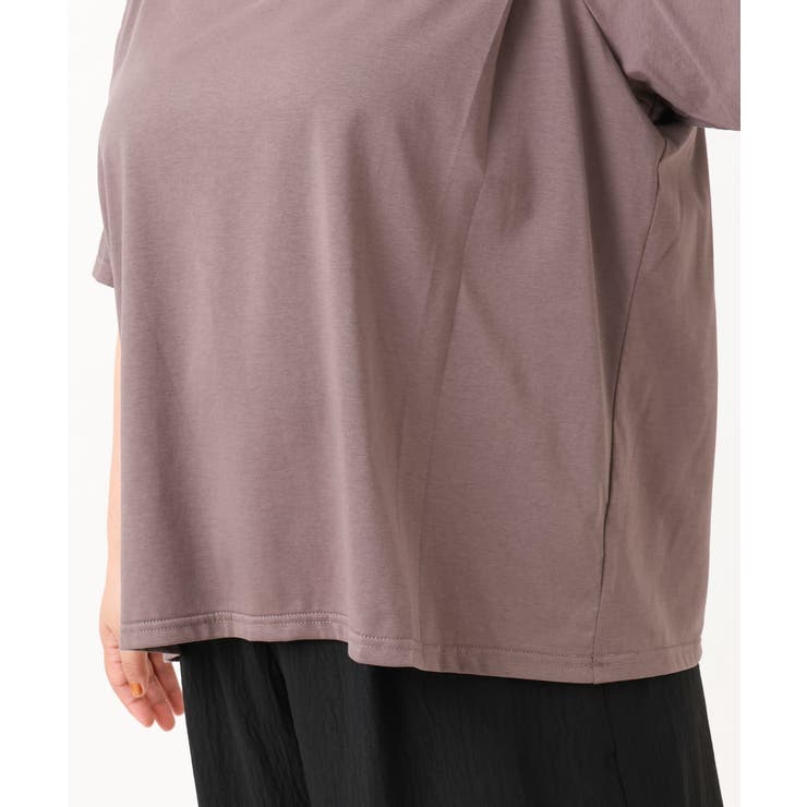 【大きいサイズ】ビジューネックTシャツ | eur3 | 詳細画像21 