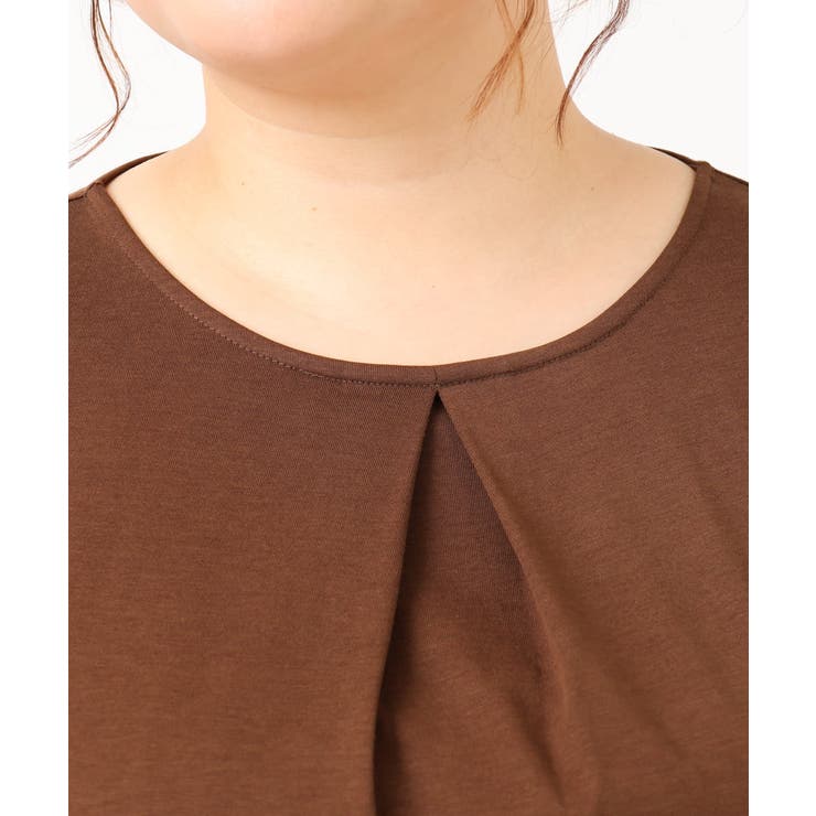 【大きいサイズ/a.v.v×eur3】シフォンケープカットソー | eur3 | 詳細画像20 