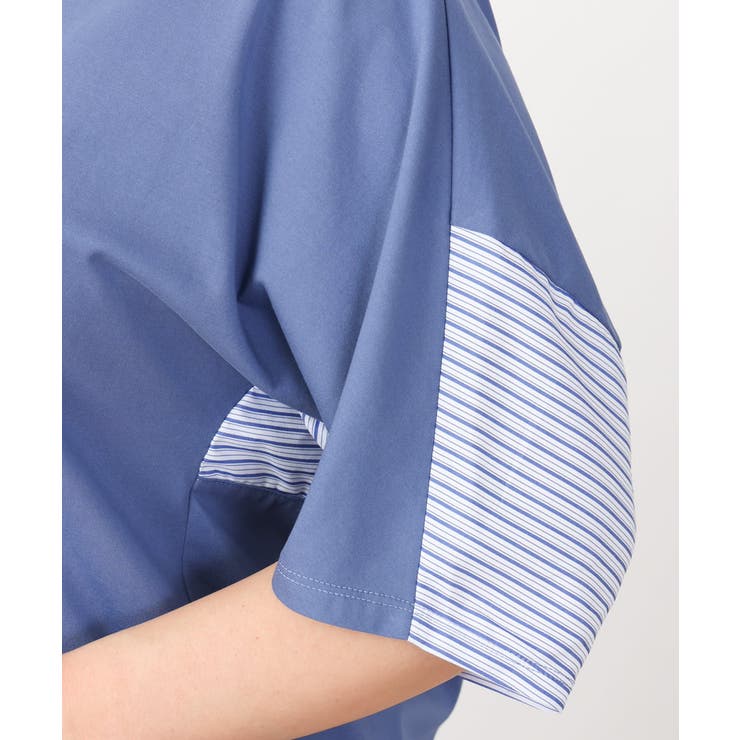 【大きいサイズ/接触冷感】コクーンシルエット切り替えカットソー | eur3 | 詳細画像12 