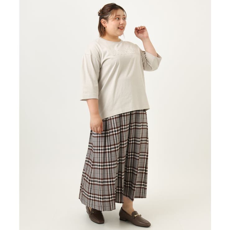 【大きいサイズ】エンボスロゴTシャツ | eur3 | 詳細画像14 
