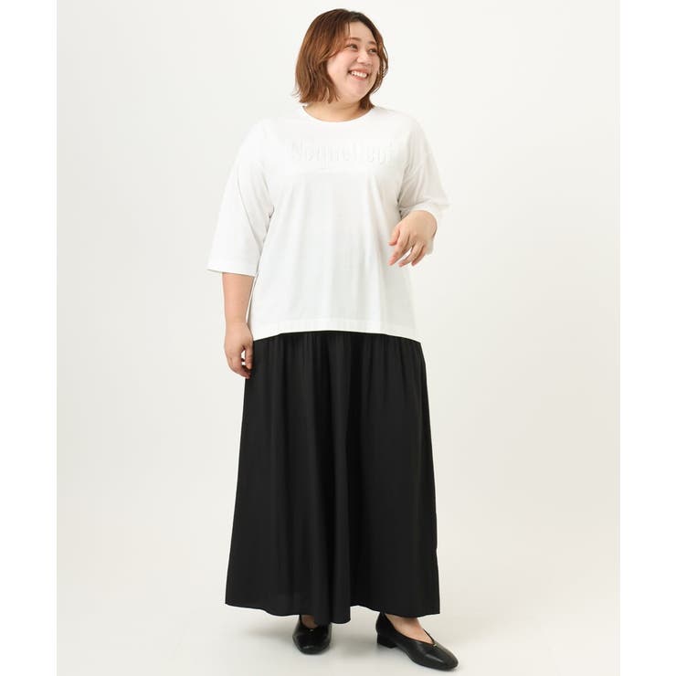 【大きいサイズ】エンボスロゴTシャツ | eur3 | 詳細画像21 