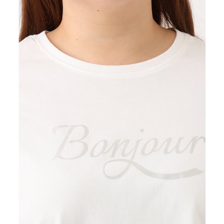 【WEB先行販売】【大きいサイズ】ドロップショルダーロゴTシャツ | eur3 | 詳細画像11 