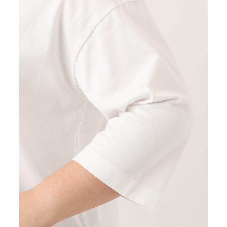 【WEB先行販売】【大きいサイズ】ドロップショルダーロゴTシャツ | eur3 | 詳細画像12 