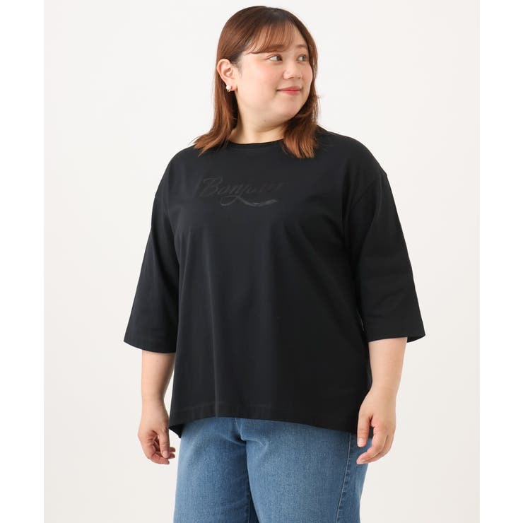 【WEB先行販売】【大きいサイズ】ドロップショルダーロゴTシャツ | eur3 | 詳細画像16 