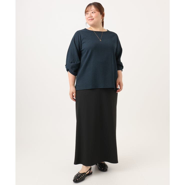 【大きいサイズ】カーブヘムカットソー | eur3 | 詳細画像13 