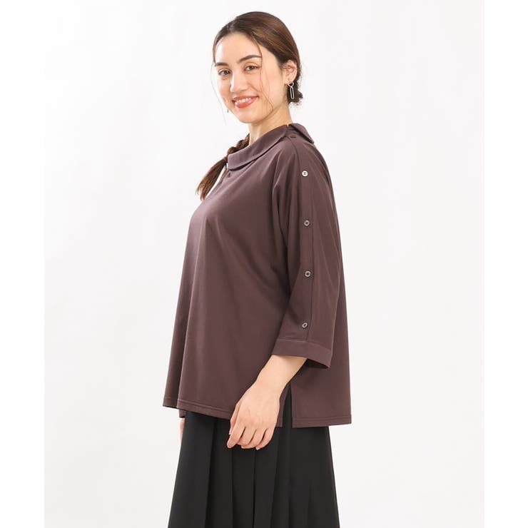 ブラウン(87) | 【大きいサイズ】ドクターカラーカットソー | eur3