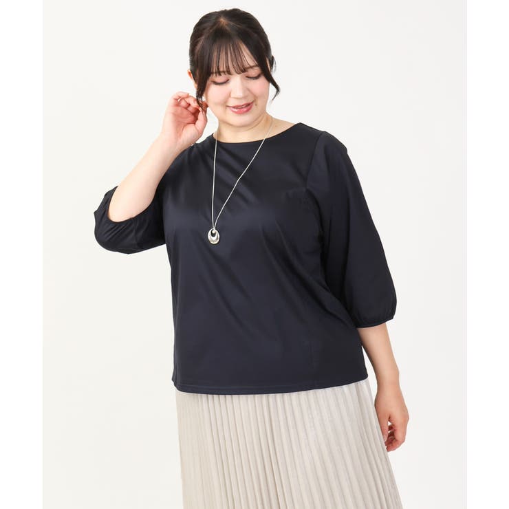 【大きいサイズ/接触冷感】インショルダー切り替えトップス | eur3 | 詳細画像26 