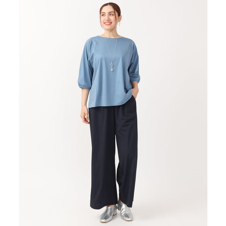 【大きいサイズ/接触冷感】インショルダー切り替えトップス | eur3 | 詳細画像9 