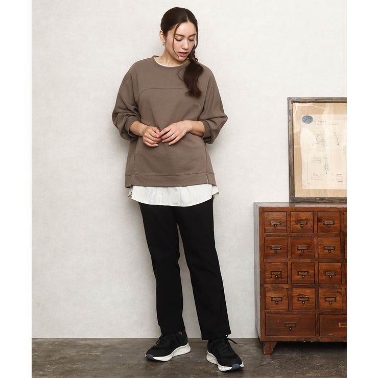 【大きいサイズ】ダンボールスウェットプルオーバー | eur3 | 詳細画像3 