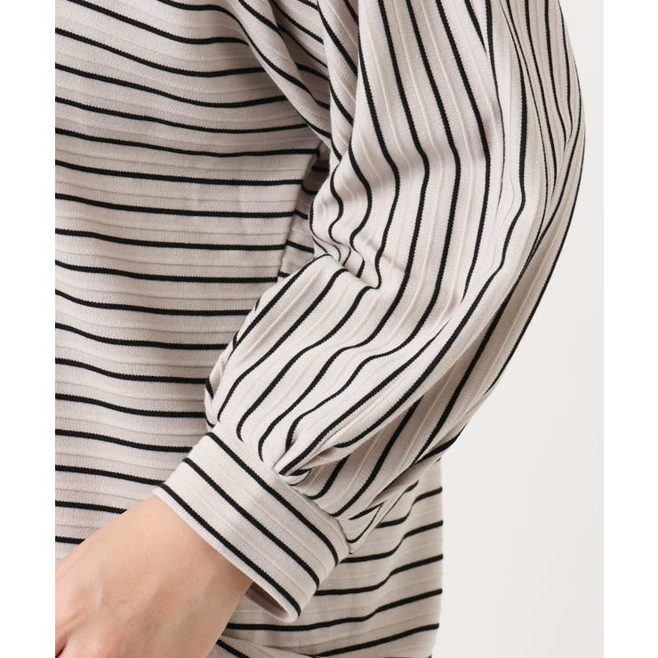 【大きいサイズ】リップルボーダーカットソー | eur3 | 詳細画像14 