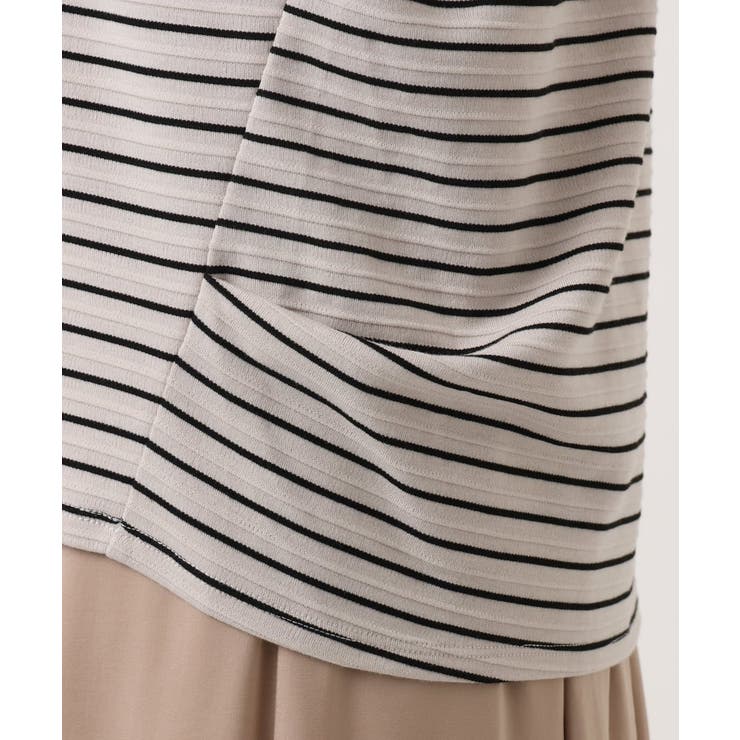 【大きいサイズ】リップルボーダーカットソー | eur3 | 詳細画像17 