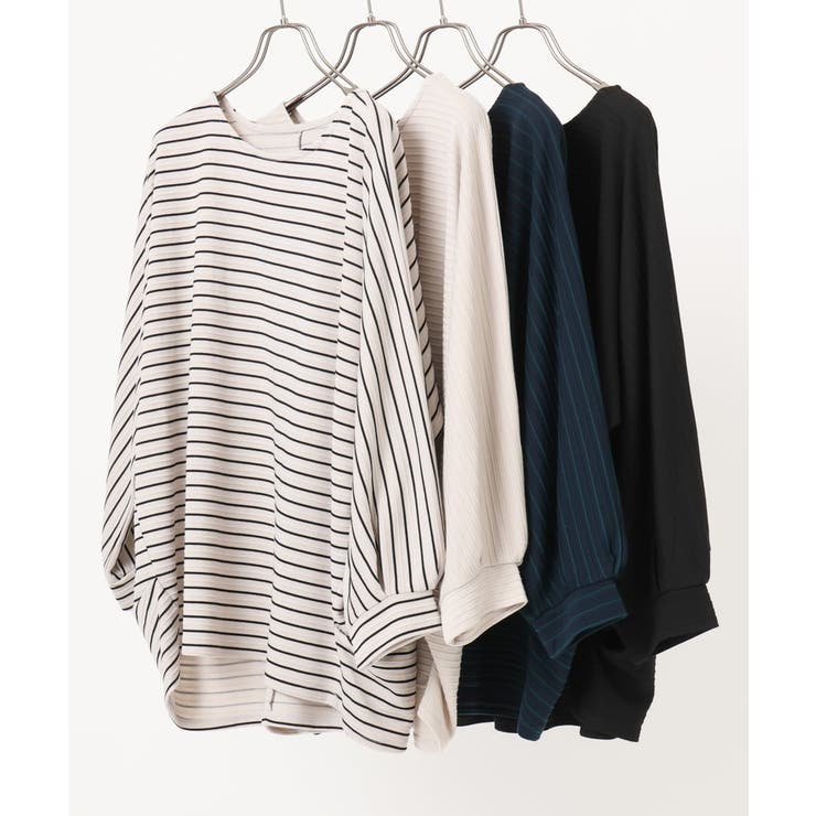 【大きいサイズ】リップルボーダーカットソー | eur3 | 詳細画像20 