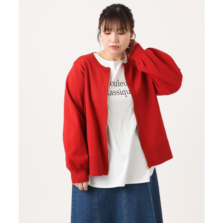 【大きいサイズ】裾ラウンドロゴTシャツ | eur3 | 詳細画像14 