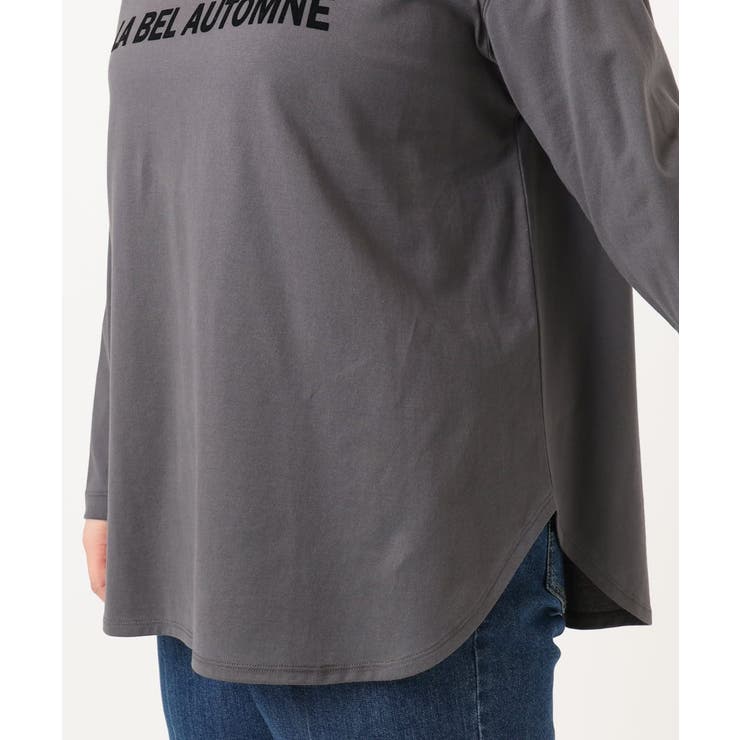 【大きいサイズ】裾ラウンドロゴTシャツ | eur3 | 詳細画像23 