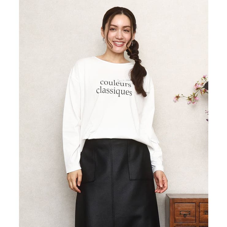 【大きいサイズ】裾ラウンドロゴTシャツ | eur3 | 詳細画像7 