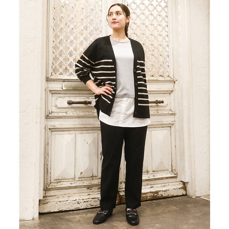 【大きいサイズ】シャツレイヤード風カットソー | eur3 | 詳細画像12 