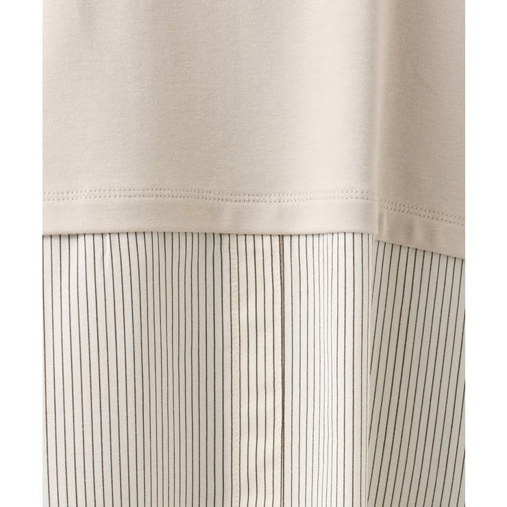 【大きいサイズ】シャツレイヤード風カットソー | eur3 | 詳細画像7 