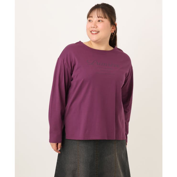 【大きいサイズ】ドロップショルダーロゴTシャツ | eur3 | 詳細画像5 