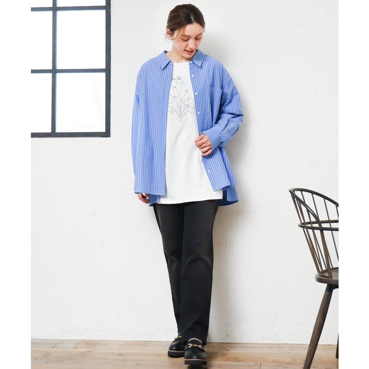 【大きいサイズ】プリント長袖Tシャツ | eur3 | 詳細画像18 