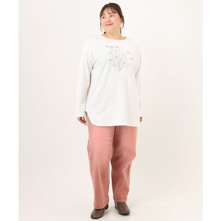 【大きいサイズ】プリント長袖Tシャツ | eur3 | 詳細画像20 