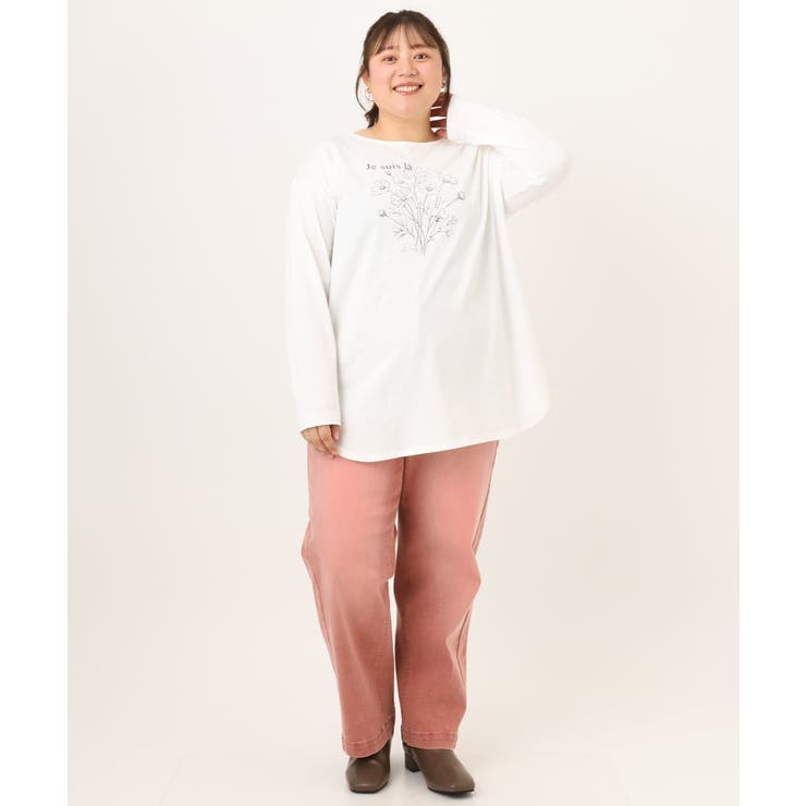 【大きいサイズ】プリント長袖Tシャツ | eur3 | 詳細画像21 