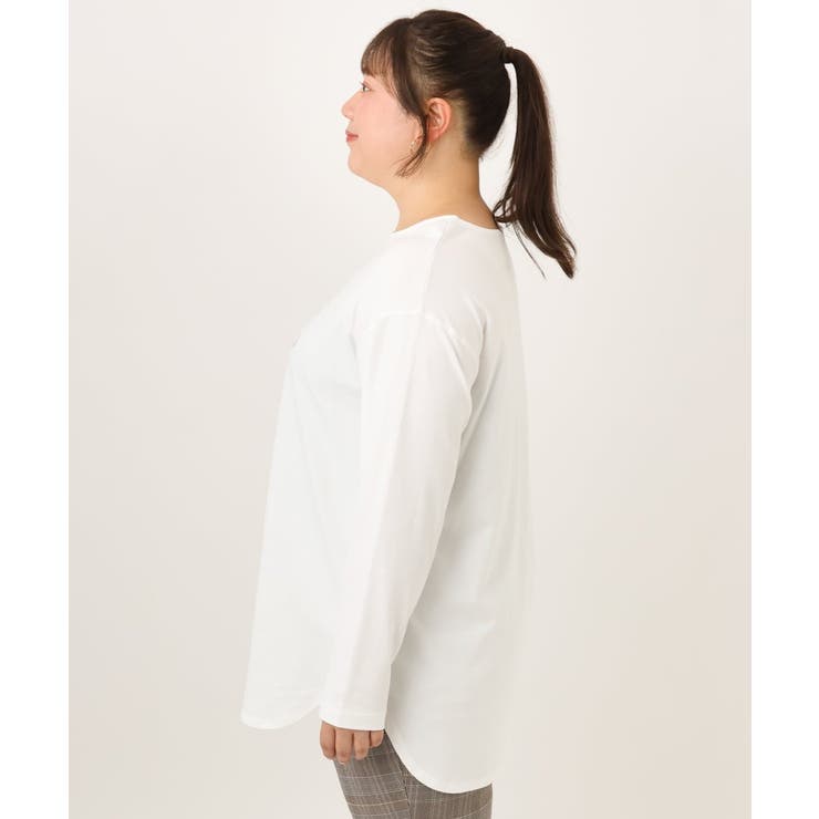 【大きいサイズ】プリント長袖Tシャツ | eur3 | 詳細画像23 