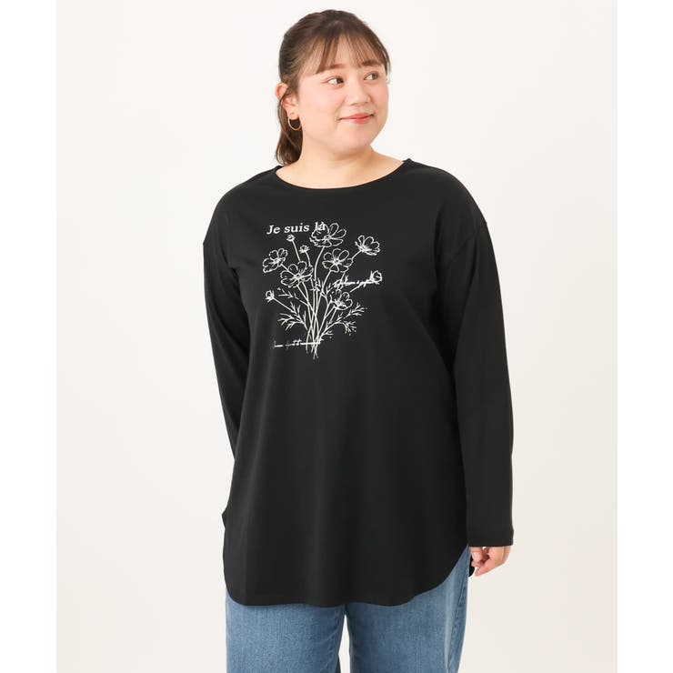 【大きいサイズ】プリント長袖Tシャツ | eur3 | 詳細画像29 