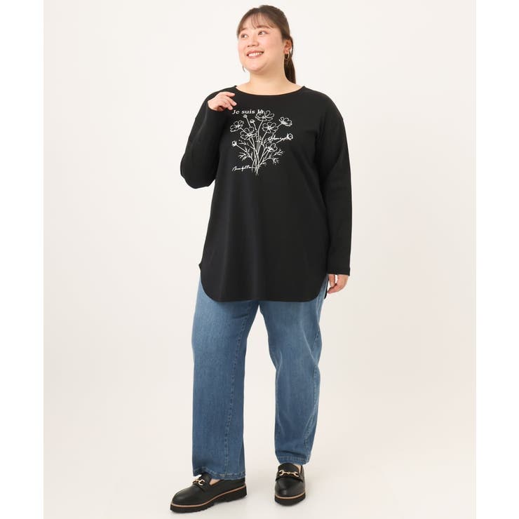 【大きいサイズ】プリント長袖Tシャツ | eur3 | 詳細画像31 