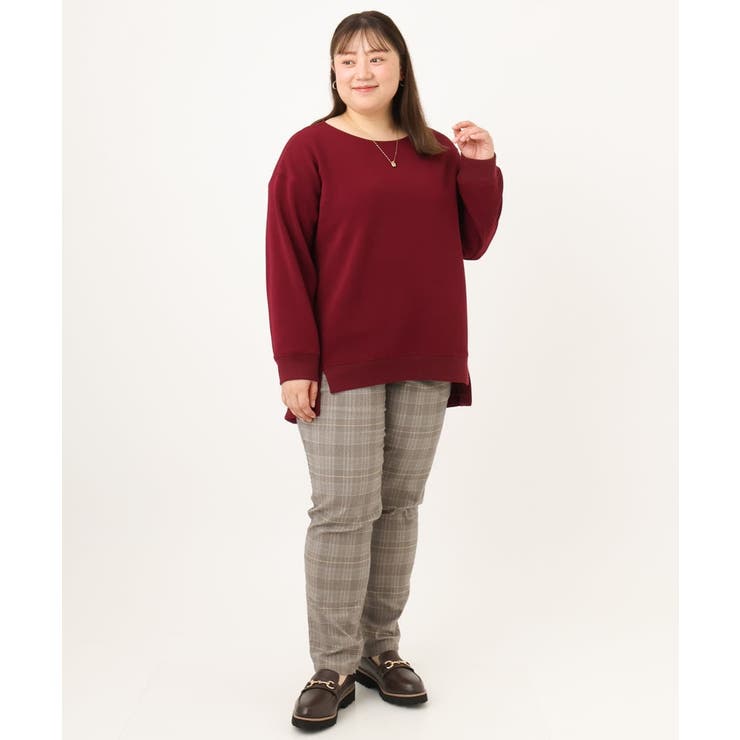 【大きいサイズ】袖リブイレヘムカットソー | eur3 | 詳細画像7 