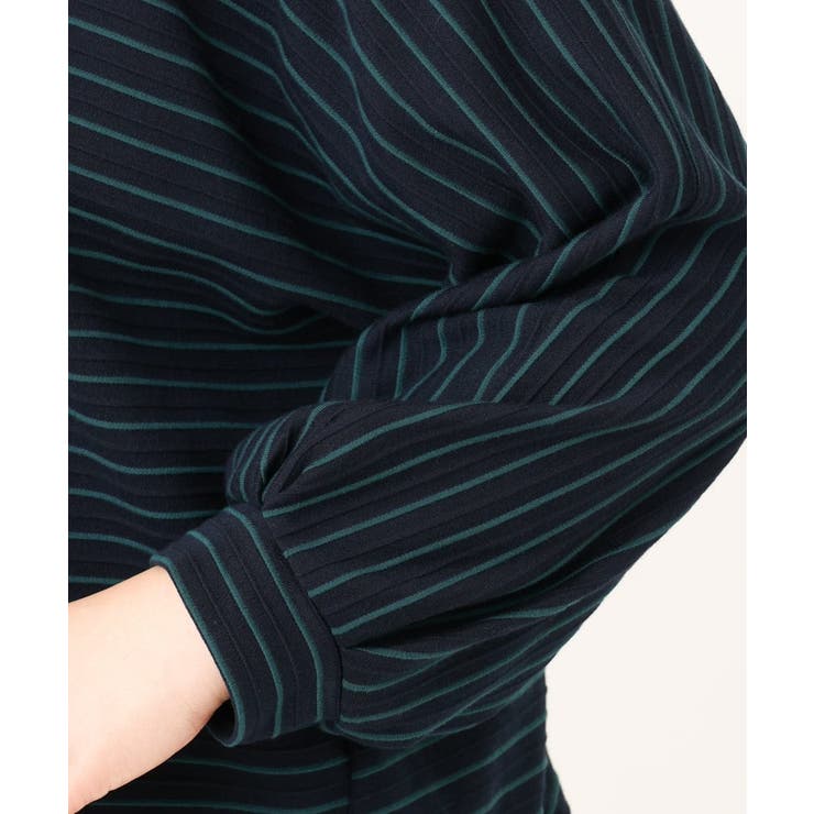 【大きいサイズ】リップルボーダーカットソー | eur3 | 詳細画像15 