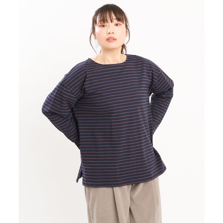 【大きいサイズ】ボーダーカットソー | eur3 | 詳細画像14 