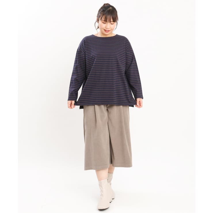 【大きいサイズ】ボーダーカットソー | eur3 | 詳細画像15 