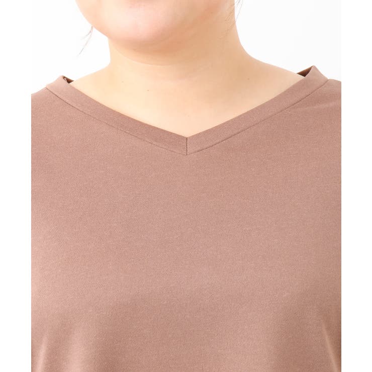 【大きいサイズ】アシメヘムジャージートップス | eur3 | 詳細画像8 