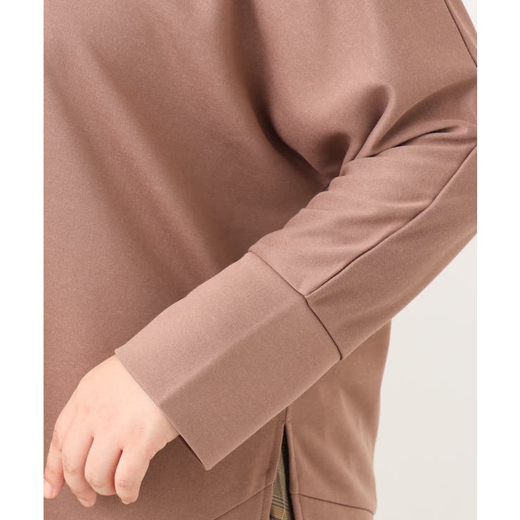 【大きいサイズ】アシメヘムジャージートップス | eur3 | 詳細画像9 