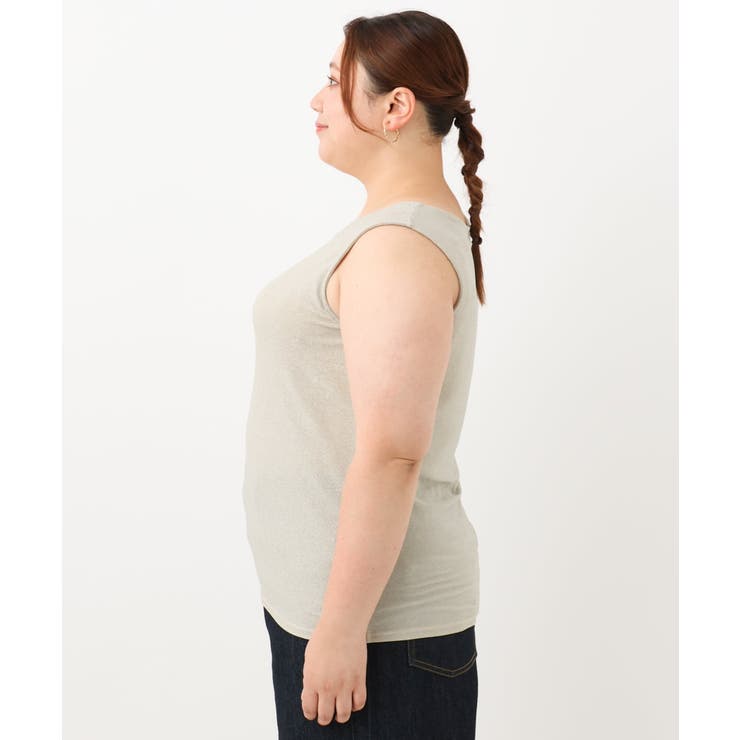 【大きいサイズ】ラメタンクトップ | eur3 | 詳細画像5 