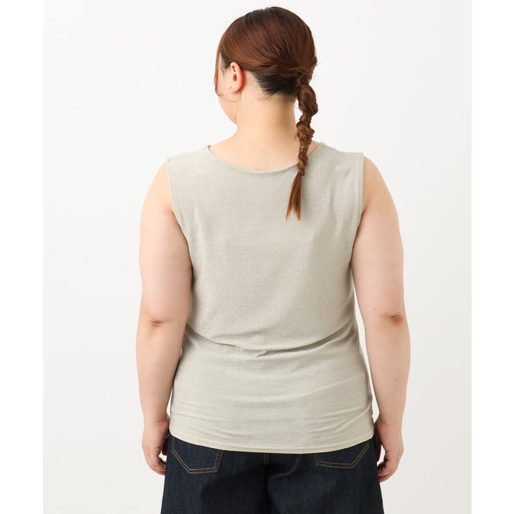 【大きいサイズ】ラメタンクトップ | eur3 | 詳細画像6 