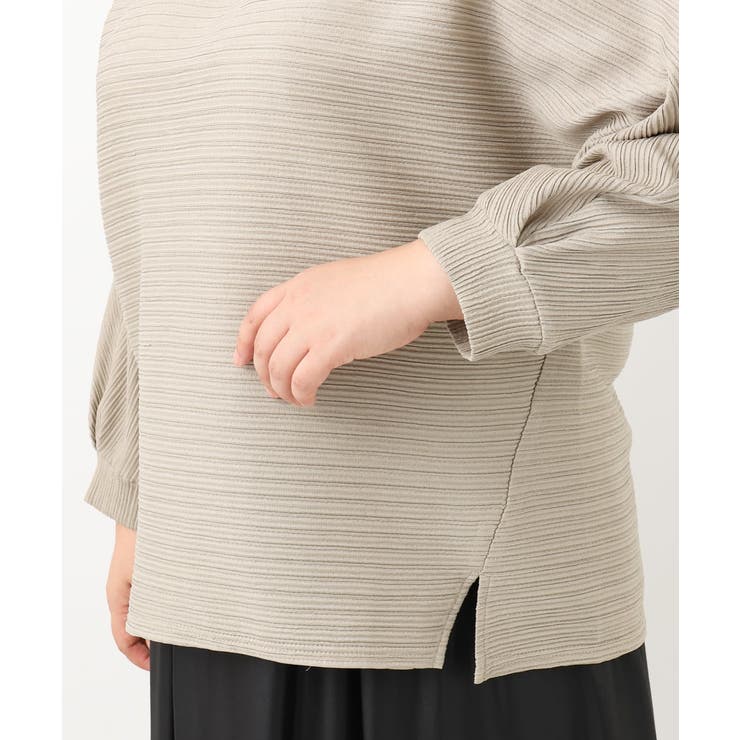 【大きいサイズ】ポコポコジャージートップス | eur3 | 詳細画像10 