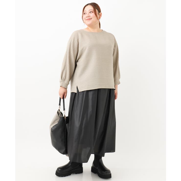 【大きいサイズ】ポコポコジャージートップス | eur3 | 詳細画像12 