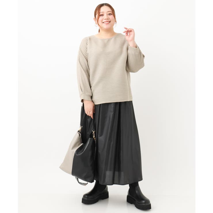 【大きいサイズ】ポコポコジャージートップス | eur3 | 詳細画像13 