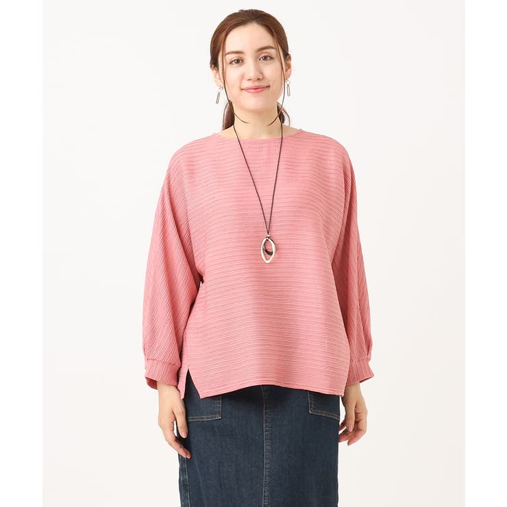 【大きいサイズ】ポコポコジャージートップス | eur3 | 詳細画像2 