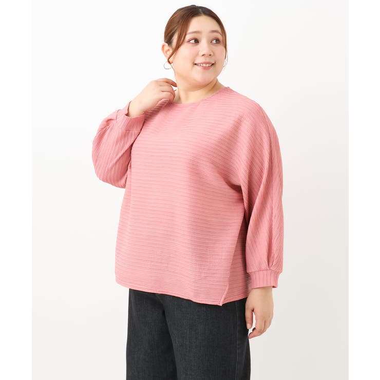 【大きいサイズ】ポコポコジャージートップス | eur3 | 詳細画像6 