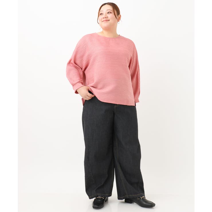 【大きいサイズ】ポコポコジャージートップス | eur3 | 詳細画像7 