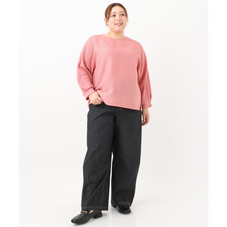 【大きいサイズ】ポコポコジャージートップス | eur3 | 詳細画像8 