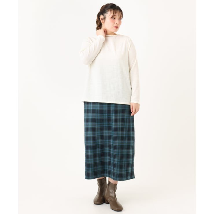 【大きいサイズ】ぽこぽこシャーリングトップス | eur3 | 詳細画像14 