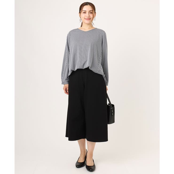 【大きいサイズ】シャンブレーストライプカットソー | eur3 | 詳細画像11 